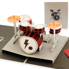 Pop-Up Karte Drums