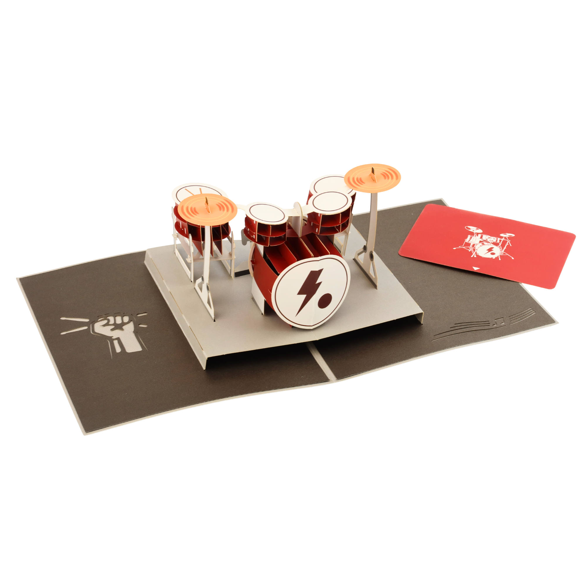 Pop-Up Karte Drums