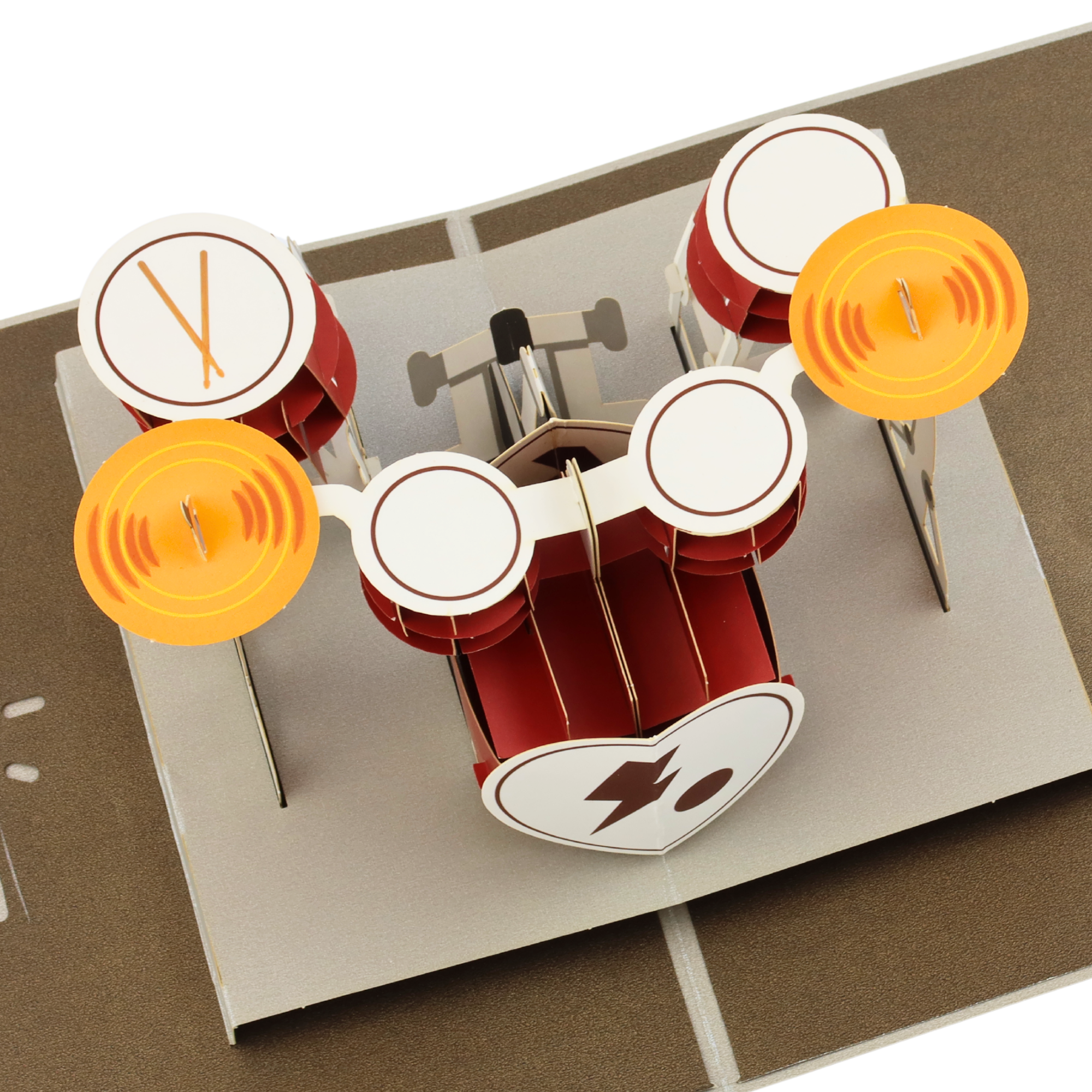 Pop-Up Karte Drums
