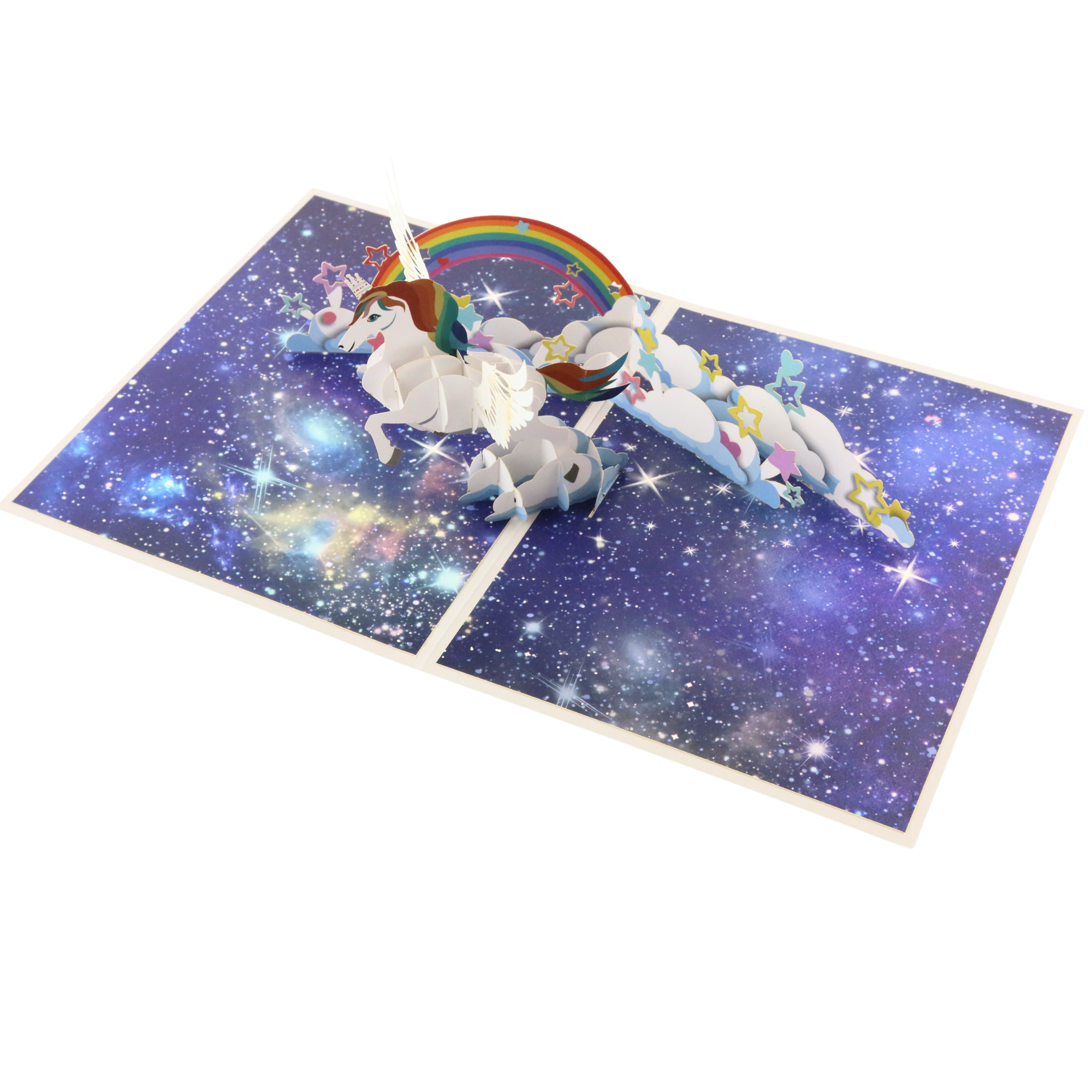 3D Pop-Up Karte Pegasus