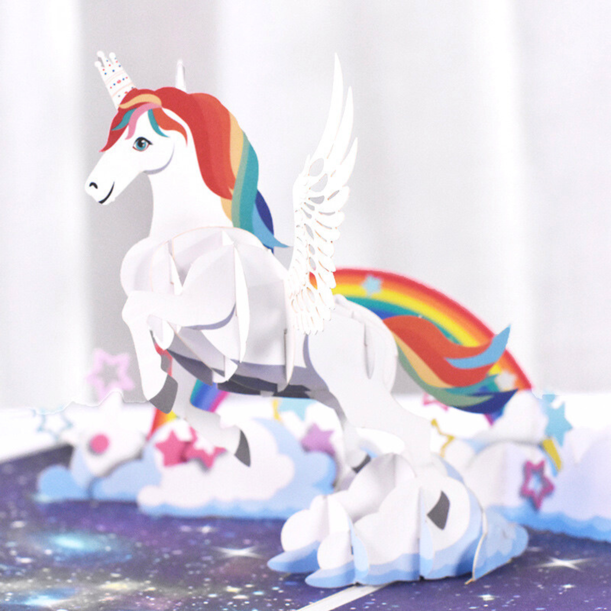 3D Pop-Up Karte Pegasus