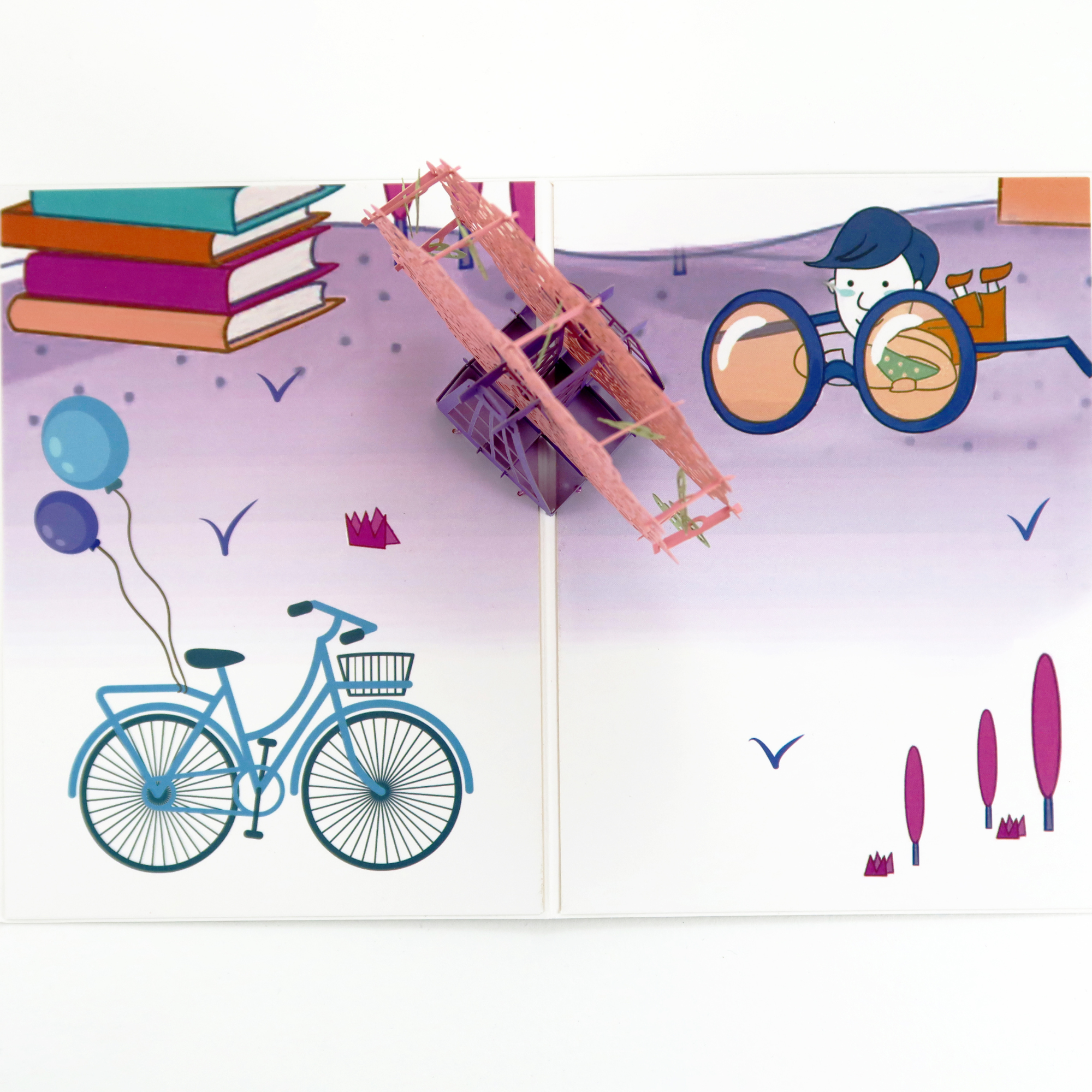 3D Pop-Up Karte Riesenrad