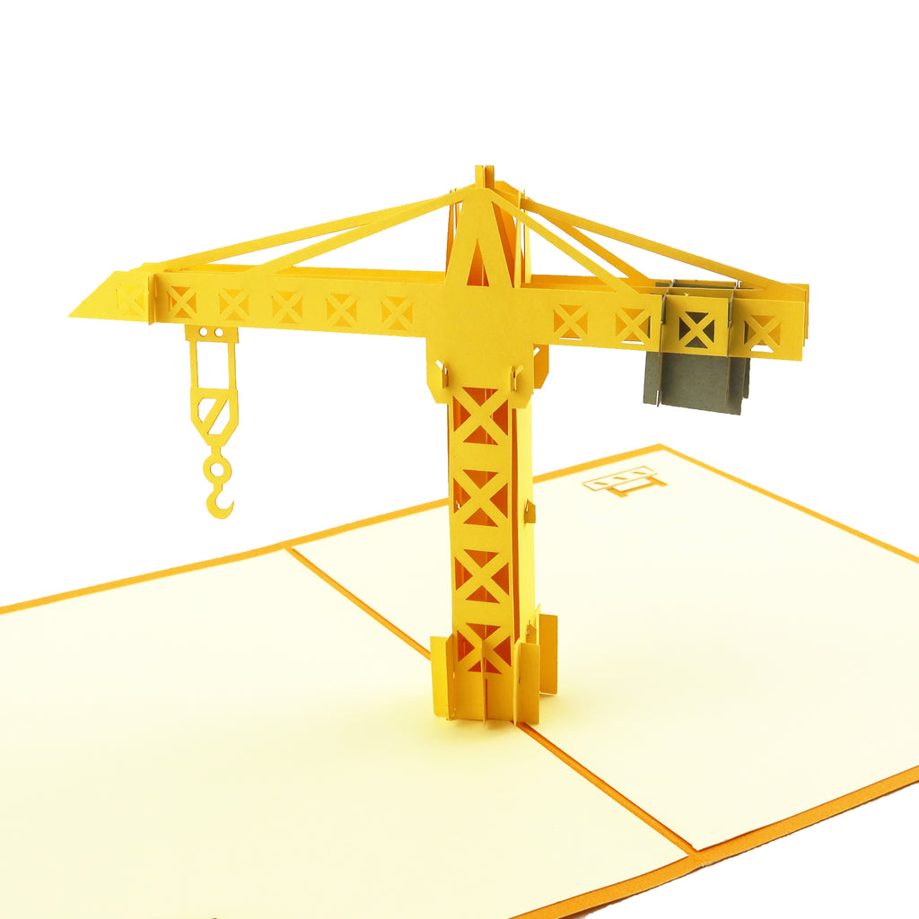 3D Pop-Up Karte Kran