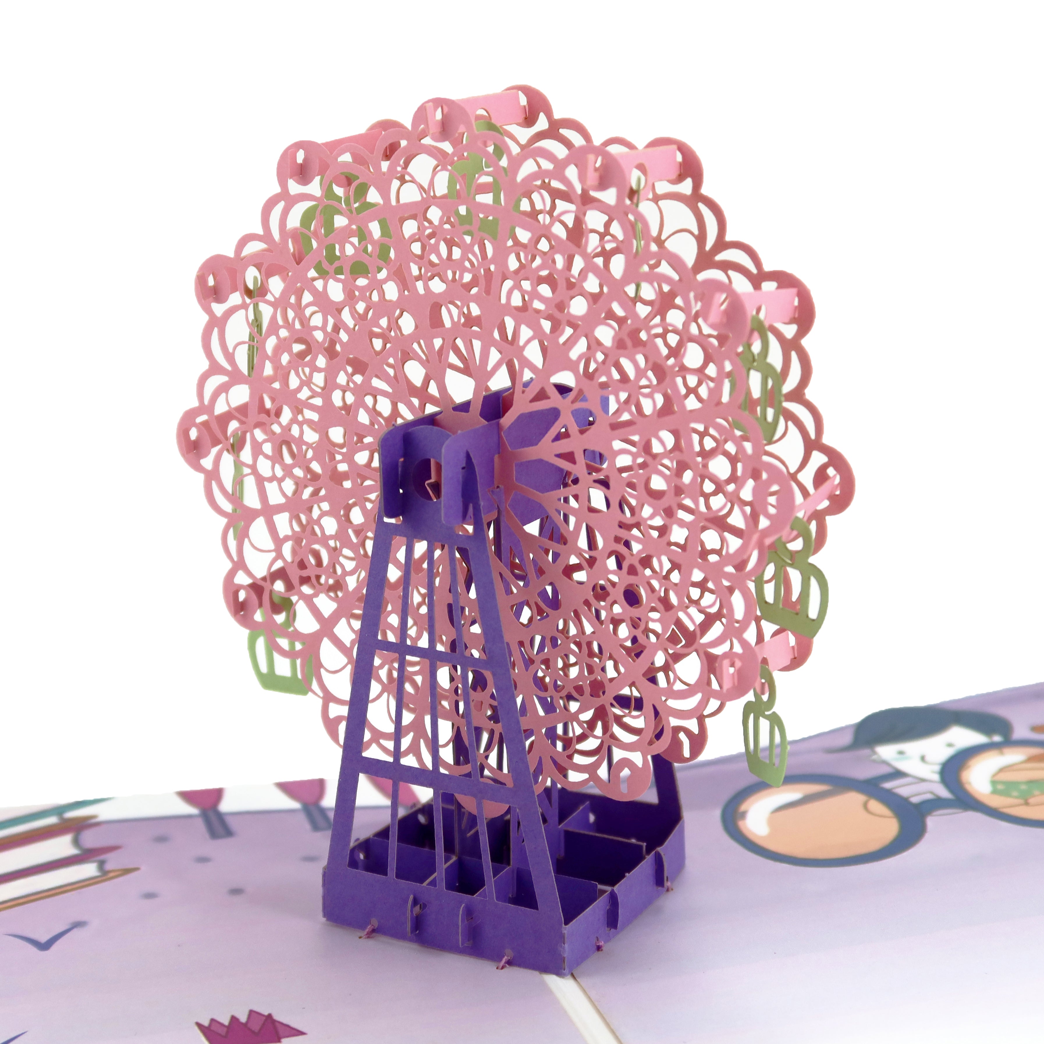 3D Pop-Up Karte Riesenrad