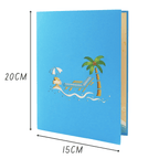 Pop - Up Karte Strand Szene - DORAFIORA