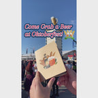 3D Pop-Up Karte Bier