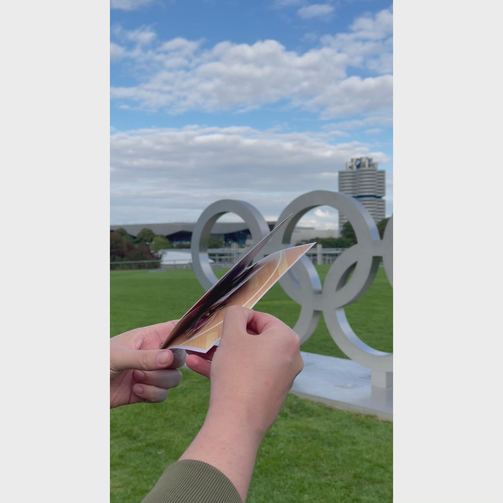 3D Pop-Up Karte Basketball Dunk