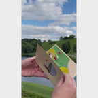 3D Pop-Up Karte Golfer